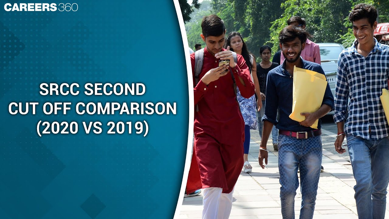 SRCC Second Cut off Comparison (2020 Vs 2019)