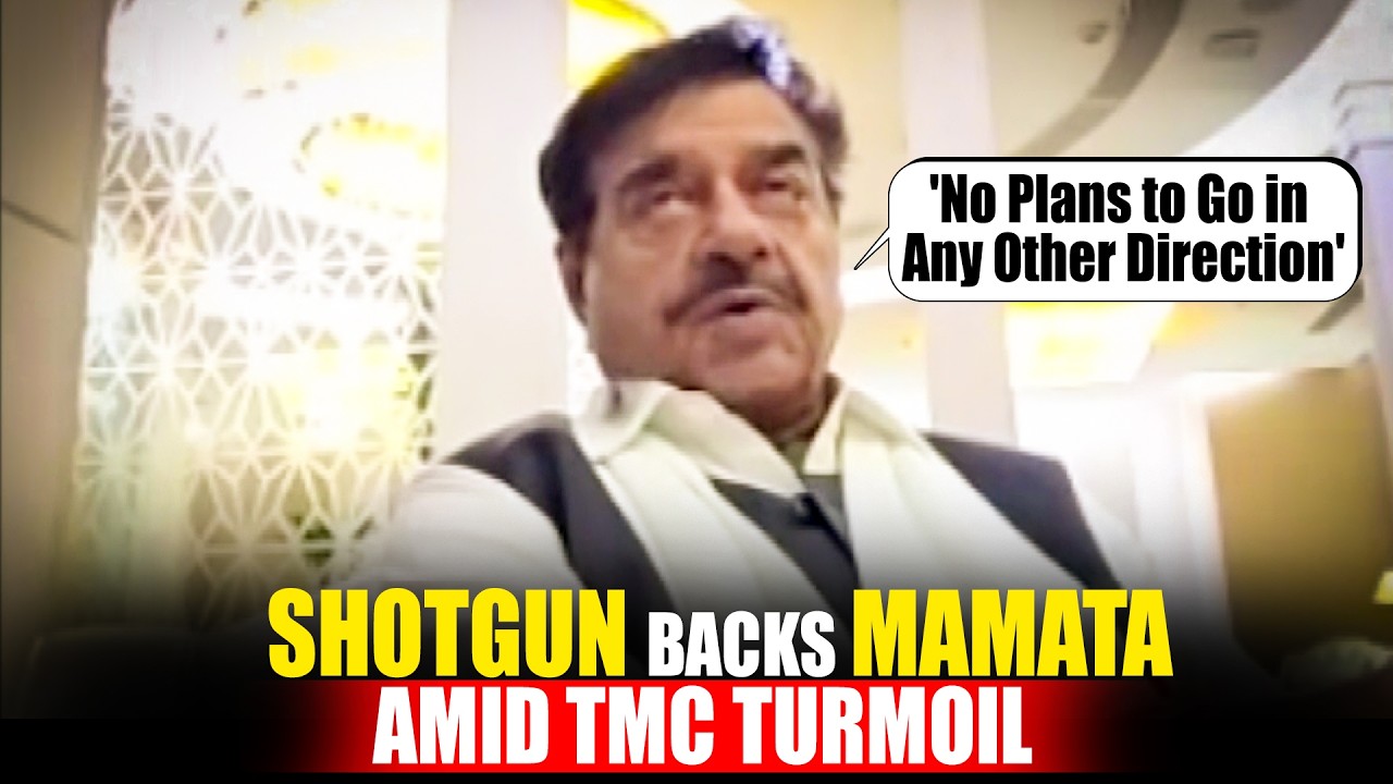 WATCH: Shatrughan Sinha stands firmly with Mamata Banerjee amid TMC turmoil I TMC