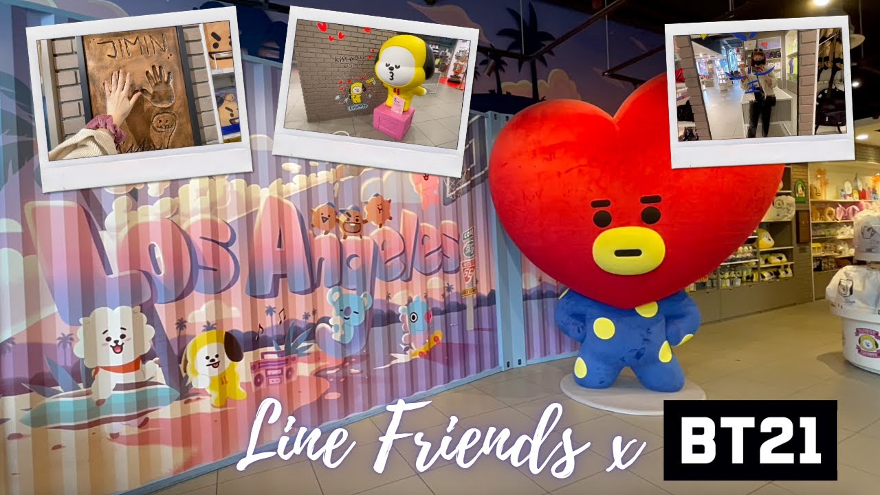 Empty BT21 Line Friends Store in Hollywood on a Wednesday // VLOG