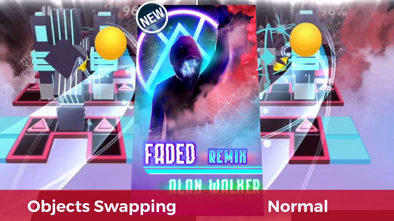Rolling Sky - Faded remix | Objects Swapping