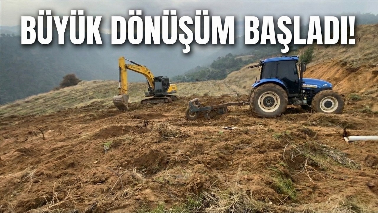 15 Dönüm Tarlaya Kepçe Girdi! | Üzümden İncire Dönüşüm #4 (1. Bölüm)
