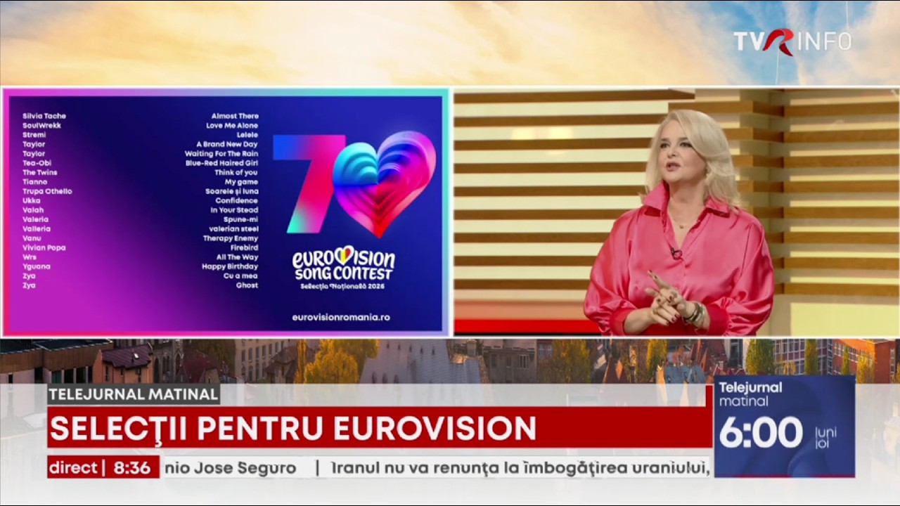 Începe semifinala Eurovision România 2026, exclusiv pe TVR+