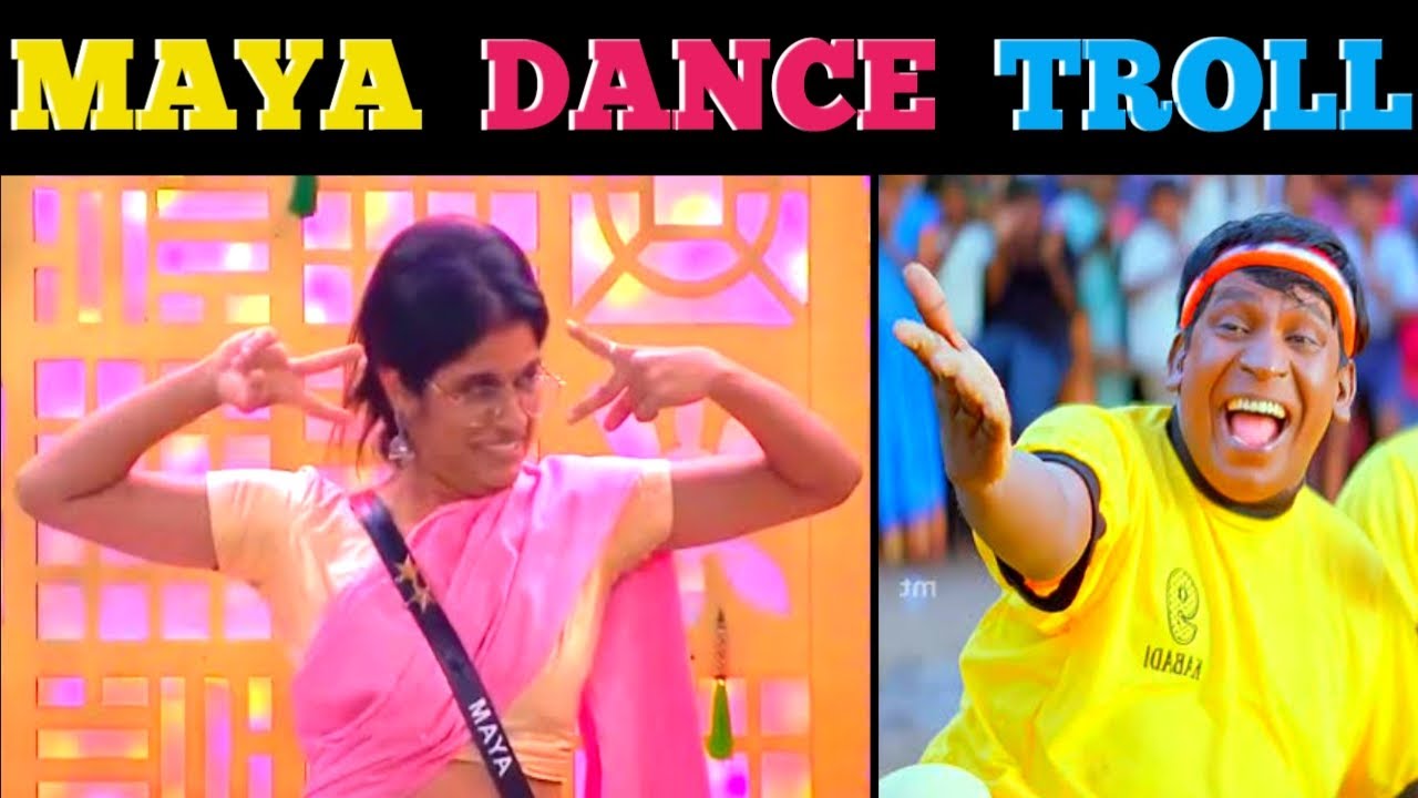 MAYA DANCE TROLL | BIGG BOSS 7 | TRENDING KING TROLL