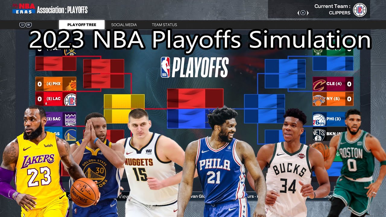 2023 NBA Playoffs Simulation (Live Simulation)