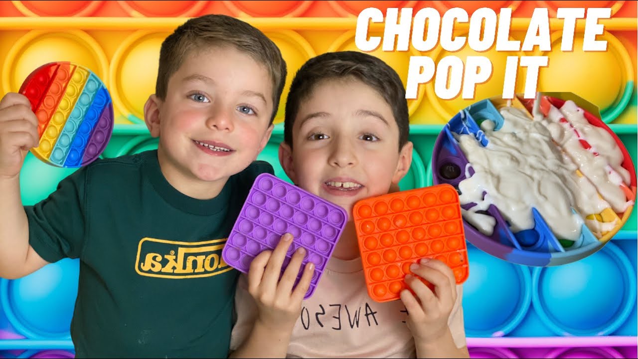 Get Creative with Pop It Chocolate Bars 🍫 Chocolate Pop It Bars for Kids | Kids Cooking