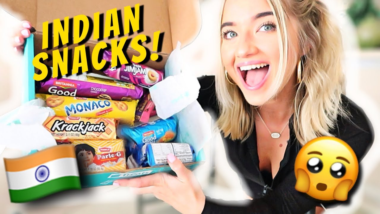 Trying Indian Snacks for the FIRST TIME! (testing try treats so you don't have to)