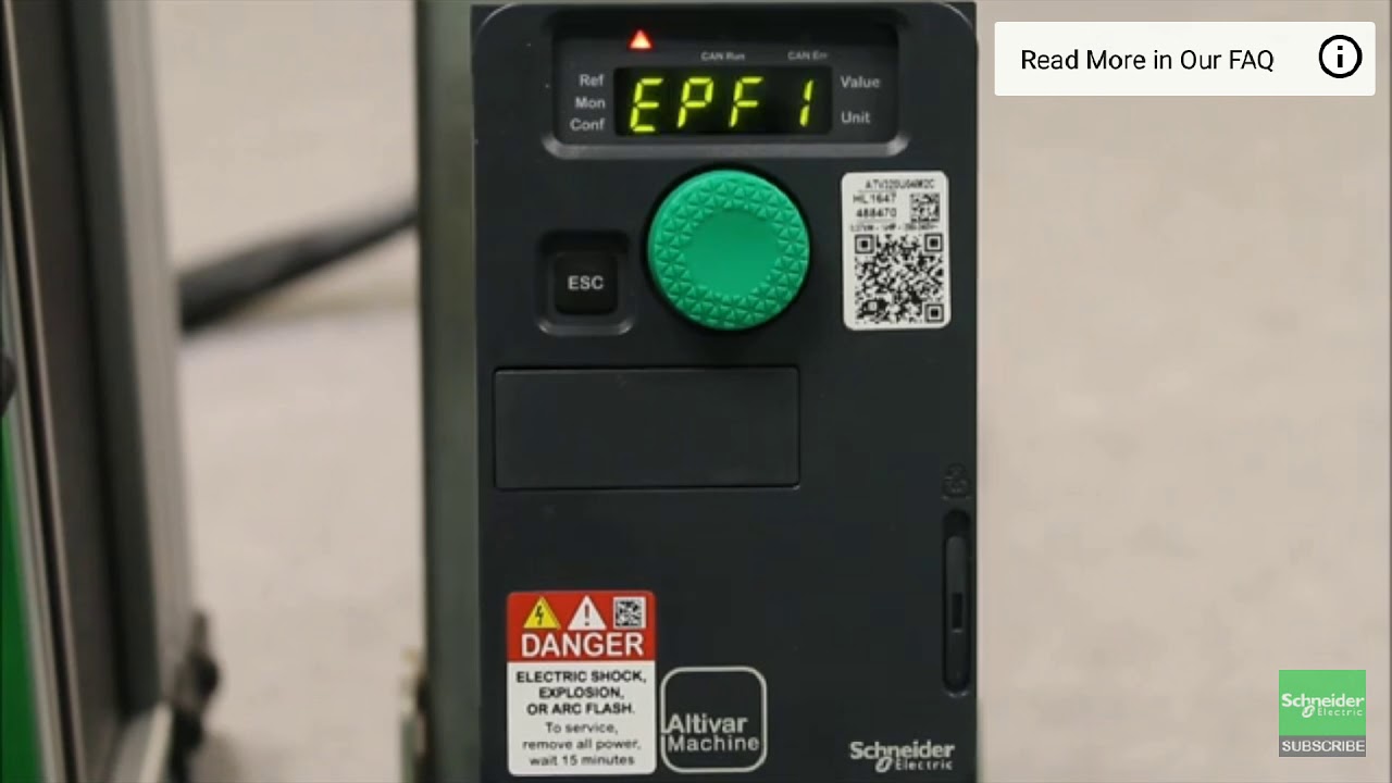 Altivar 32 troubleshooting and reset