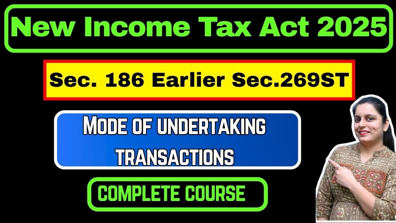 ₹2 Lakh Cash Transaction? Income Tax Penalty Alert! | Section 186 Explained 😱