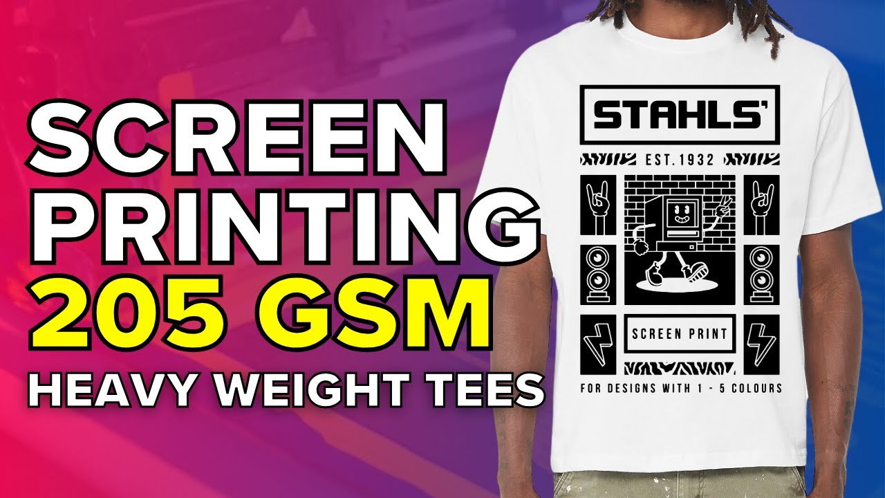 Screen Printing the New Bella + Canvas Heavy Weight T-Shirt