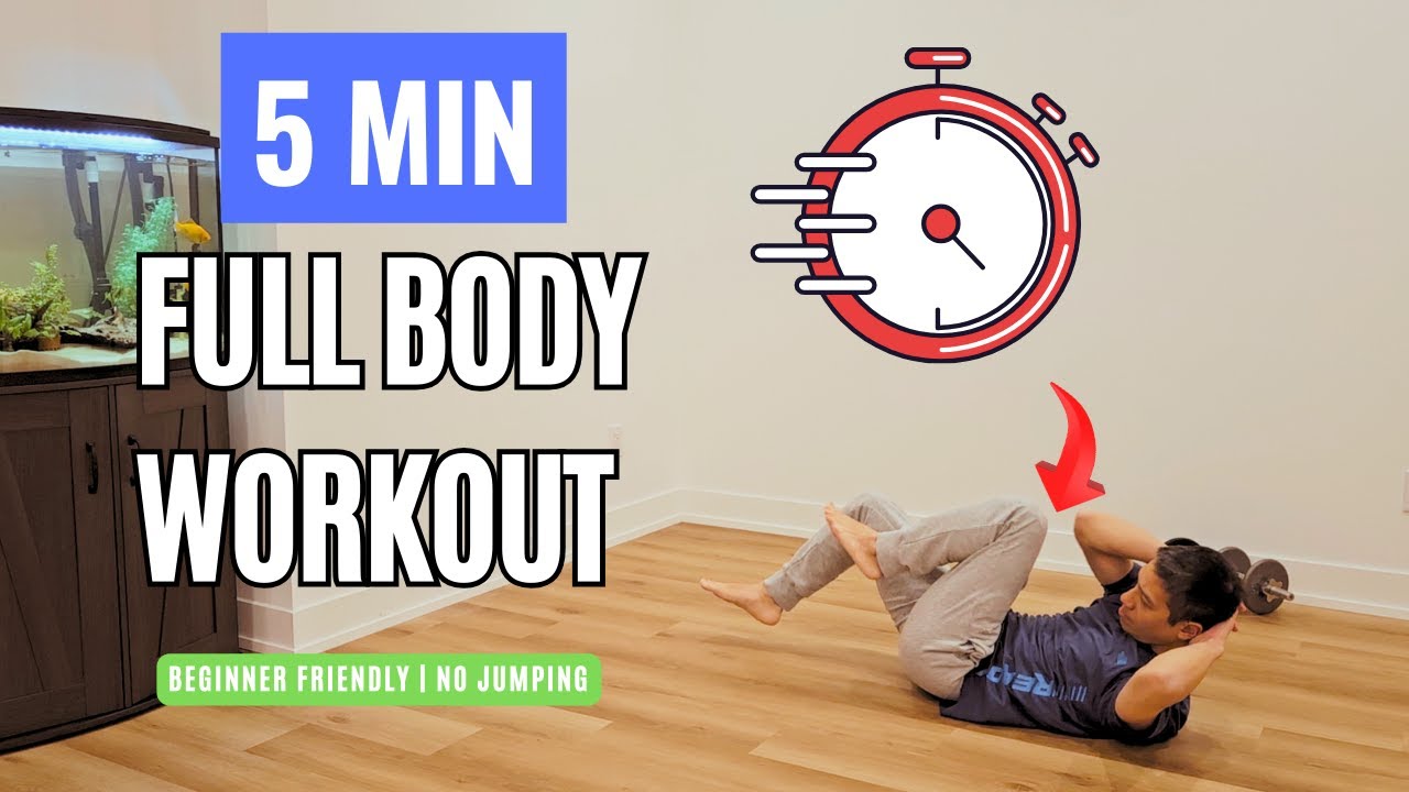 5 Min FULL Body Workout &ndash; No Jumps, Just Results!