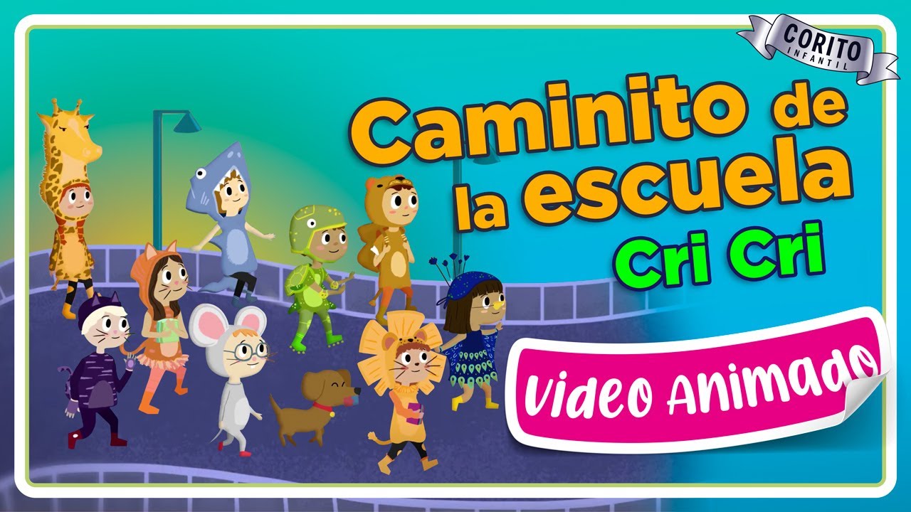 Cri-Cri | Caminito de la Escuela 🍎📘✏️ | Flavio | 🐭🥁 (Video animado🎥)