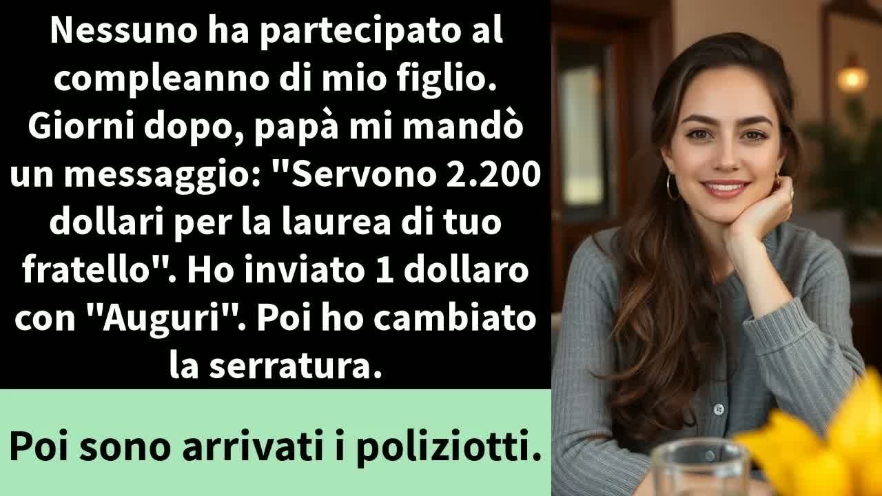 Nessuno ha partecipato al compleanno di mio figlio. Giorni dopo, papà mi mandò un messaggio：