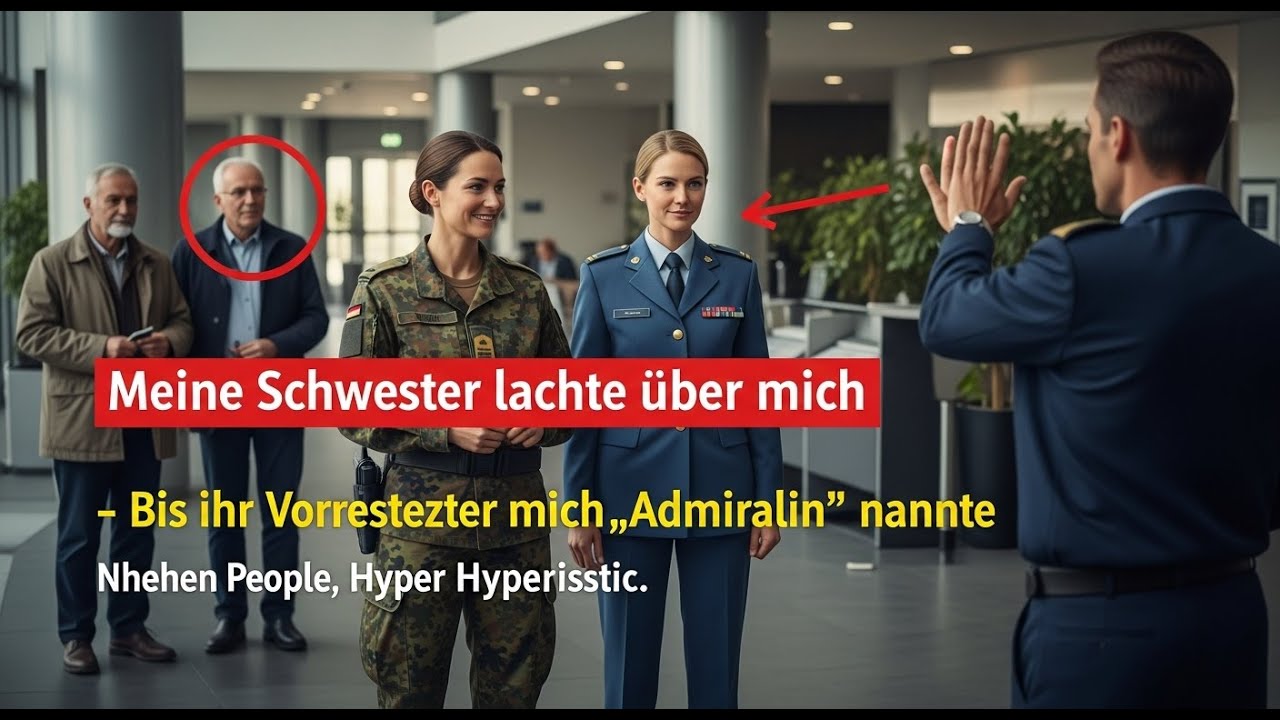 Meine Schwester lachte über mich – bis ihr Vorgesetzter mich „Admiralin“ nannte