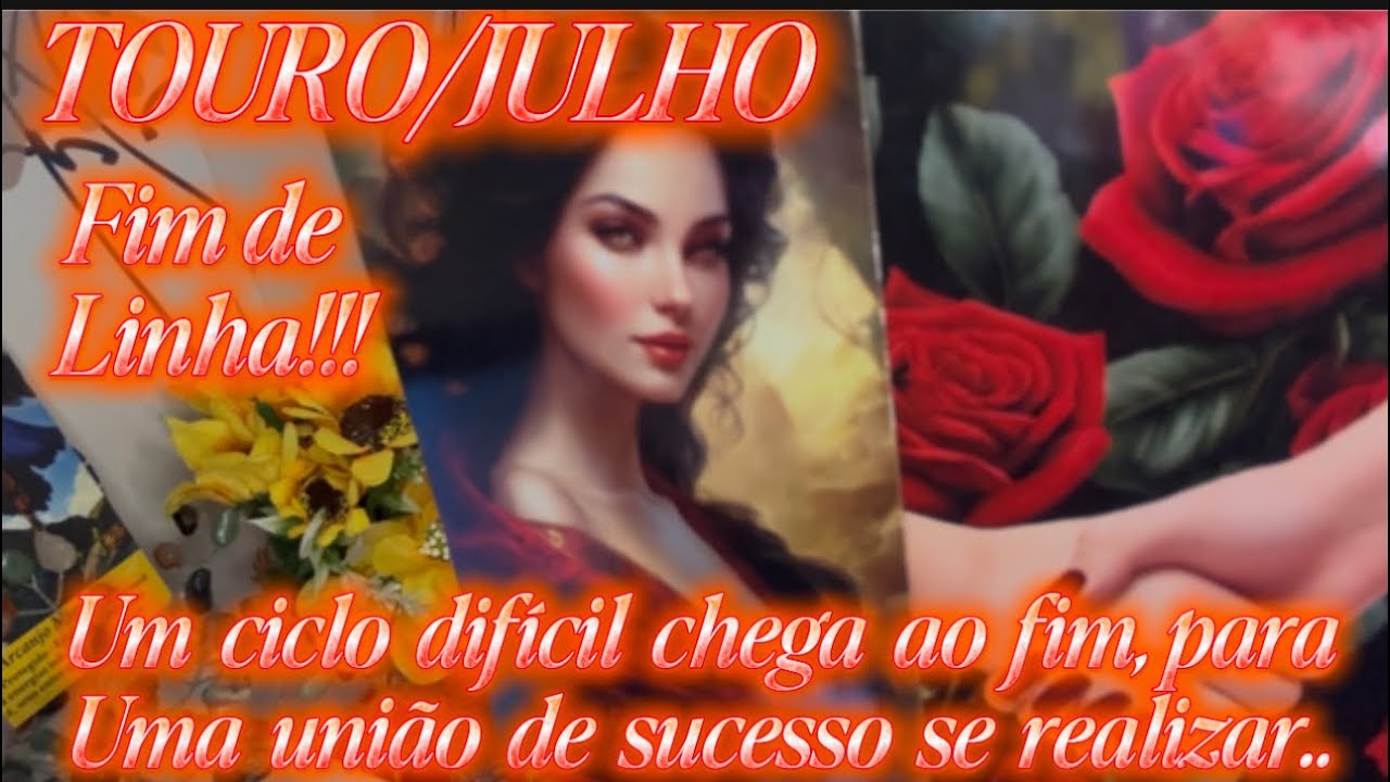 ♉️TOURO/JULHO 😱😍UM CICLO DIFÍCIL CHEGA AO FIM E UMA ALIANÇA DE SUCESSO SERÁ REALIZADA…