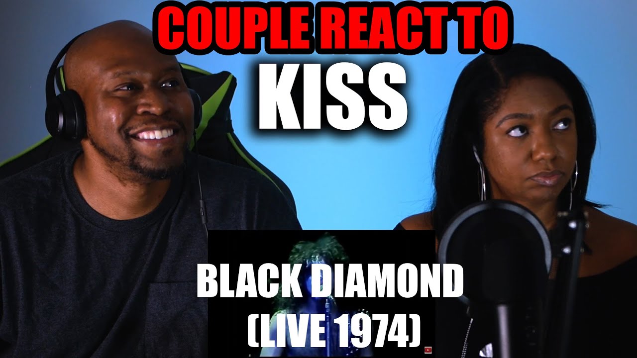 Couple react To Kiss - Black Diamond (Live 1974)