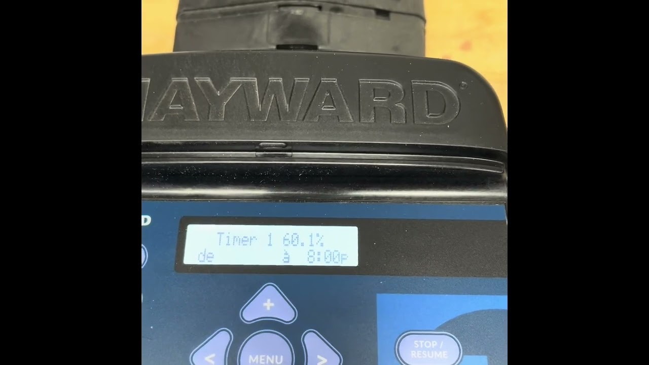 Programmation pompe vitesse variable Hayward