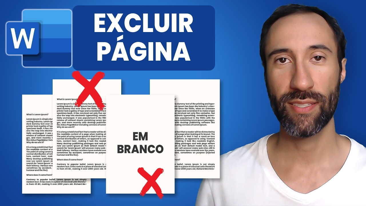Como Excluir Página no Word [Em Branco ou com Texto]