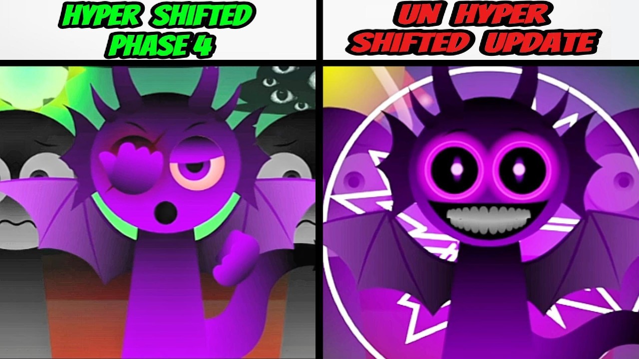 Incredibox Sprunki Hyper Shifted Phase 4 Oficial Vs Un Hyper Shifted Phase 4 UPDATE