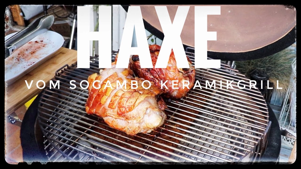 Schweinshaxe vom SOGAMBO Keramikgrill kross und saftig / Grillrezept / I The BBQ Bear I