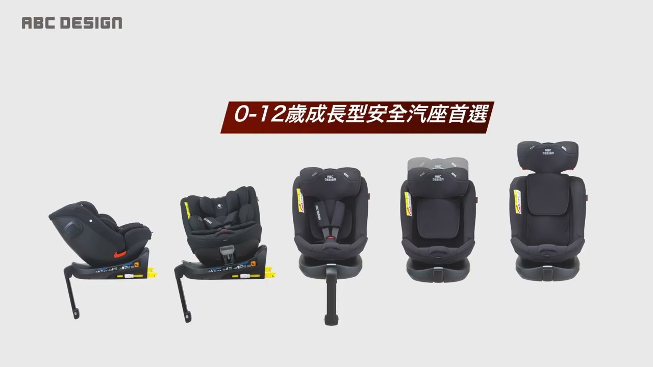 ABC Design BEPRO全成長型汽座 –功能操作介紹