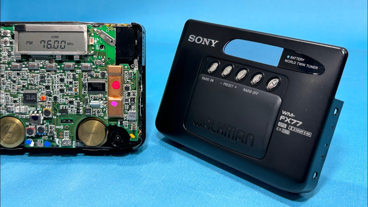 Магнитола SONY WM-FX77 Walkman Техническое обслуживание Ремонт Восстановление