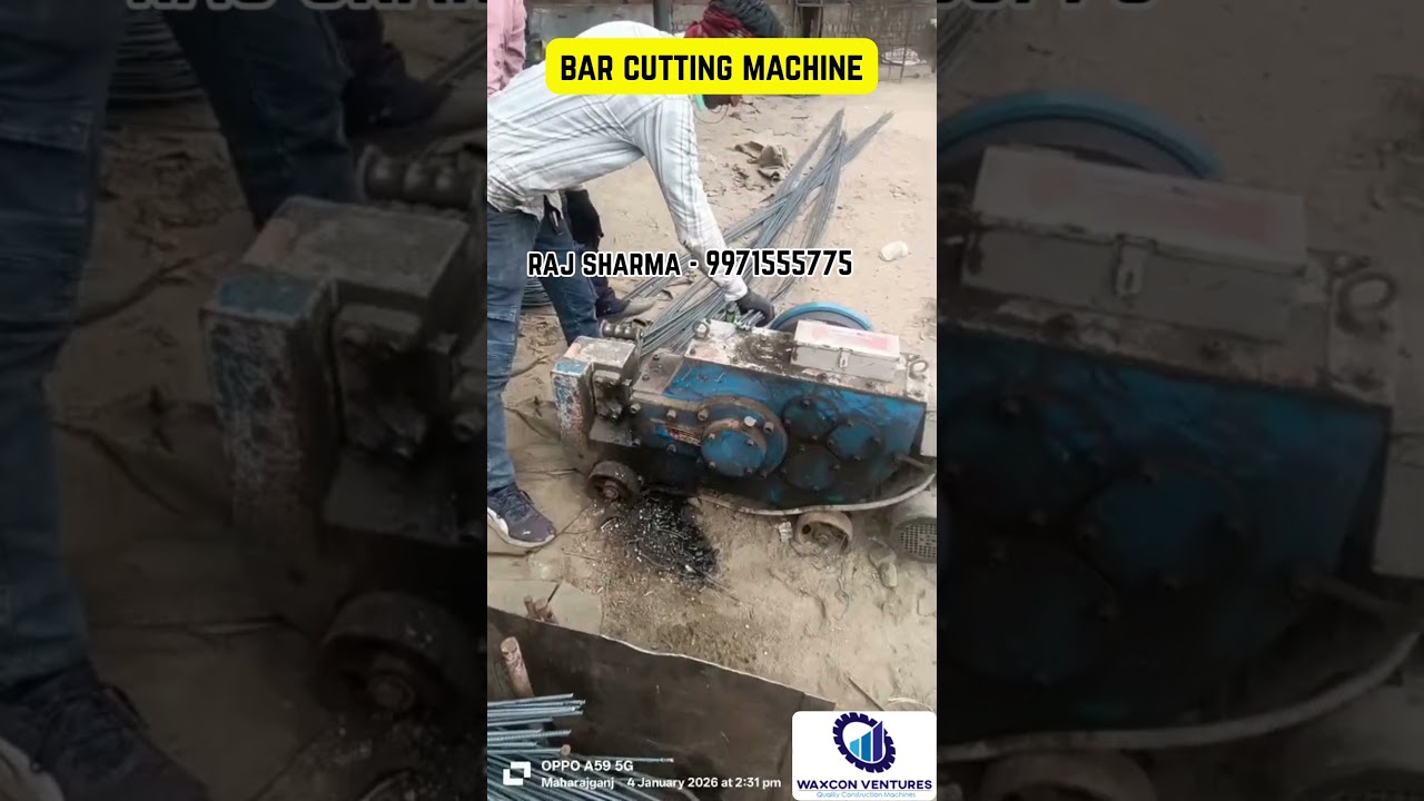 Bar Cutting Machine GQ40 | Steel Rod Cutting Machine | 6-32mm Capacity 9971555775 