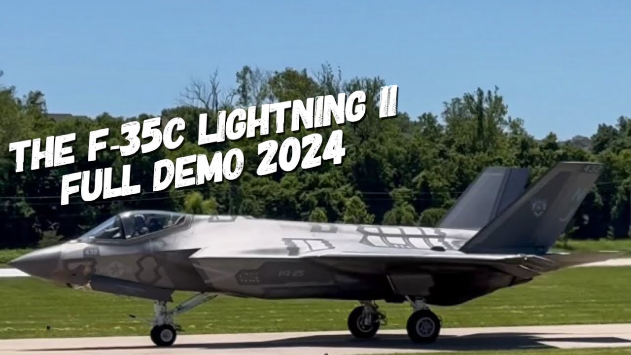 F-35C Lighting II - Spirit of St. Louis Airshow 2024 [FULL DEMO]