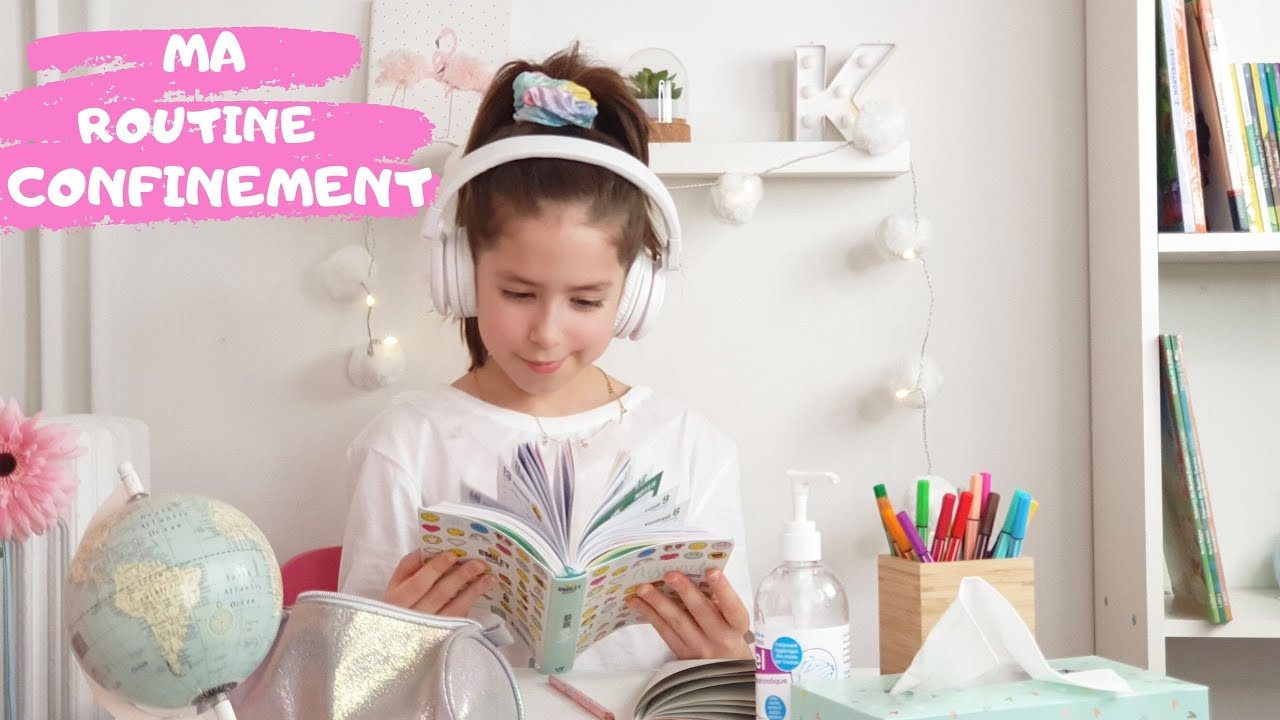 24H MA ROUTINE EN CONFINEMENT 🏡📚 l'école à la maison // KIARA PARIS 🌷