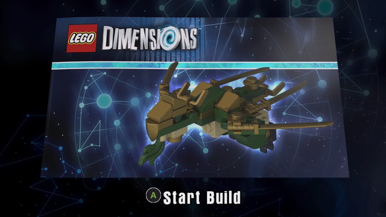 LEGO Dimensions 71239 Lloyd's Golden Dragon Build Instructions