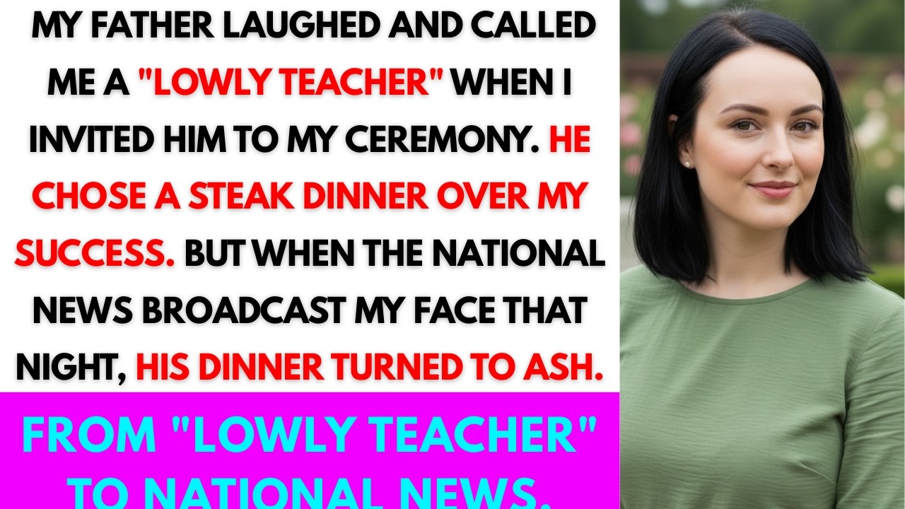 My Parents Mocked My Teaching Career—Until My Face Hit the National News and Their World Collapsed.