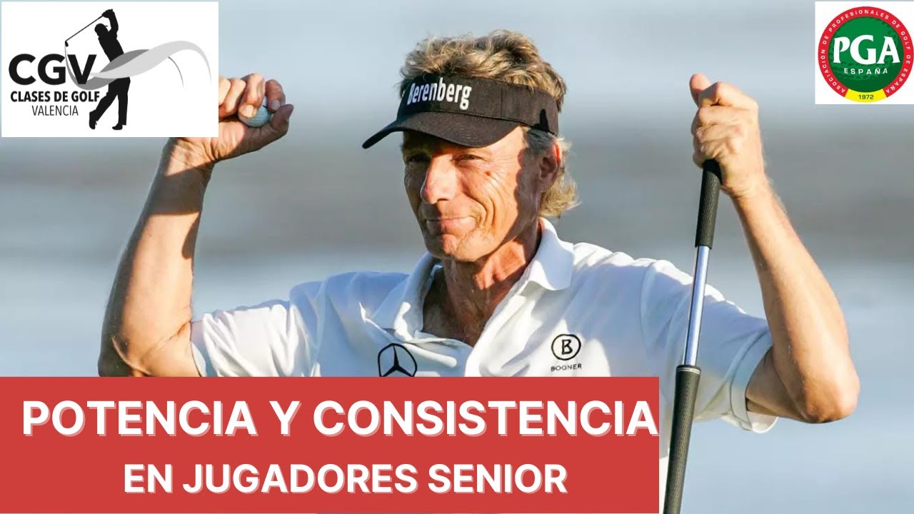 Jugador Sénior. Gana POTENCIA y CONSISTENCIA. Consejos de golf en Español