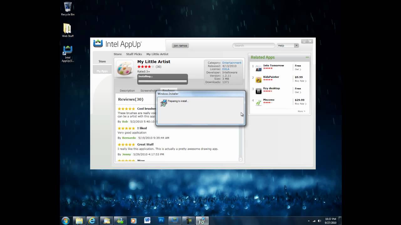 Intel AppUp showcase