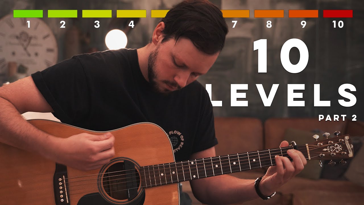 THE 10 LEVELS OF ACOUSTIC GUITAR // PART 2