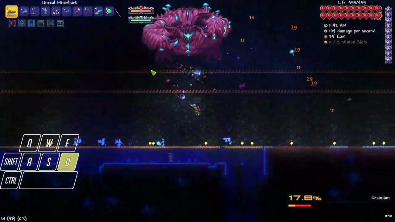 Terraria Calamity New Malice No Hit: Crabulon (v.2.1.1)