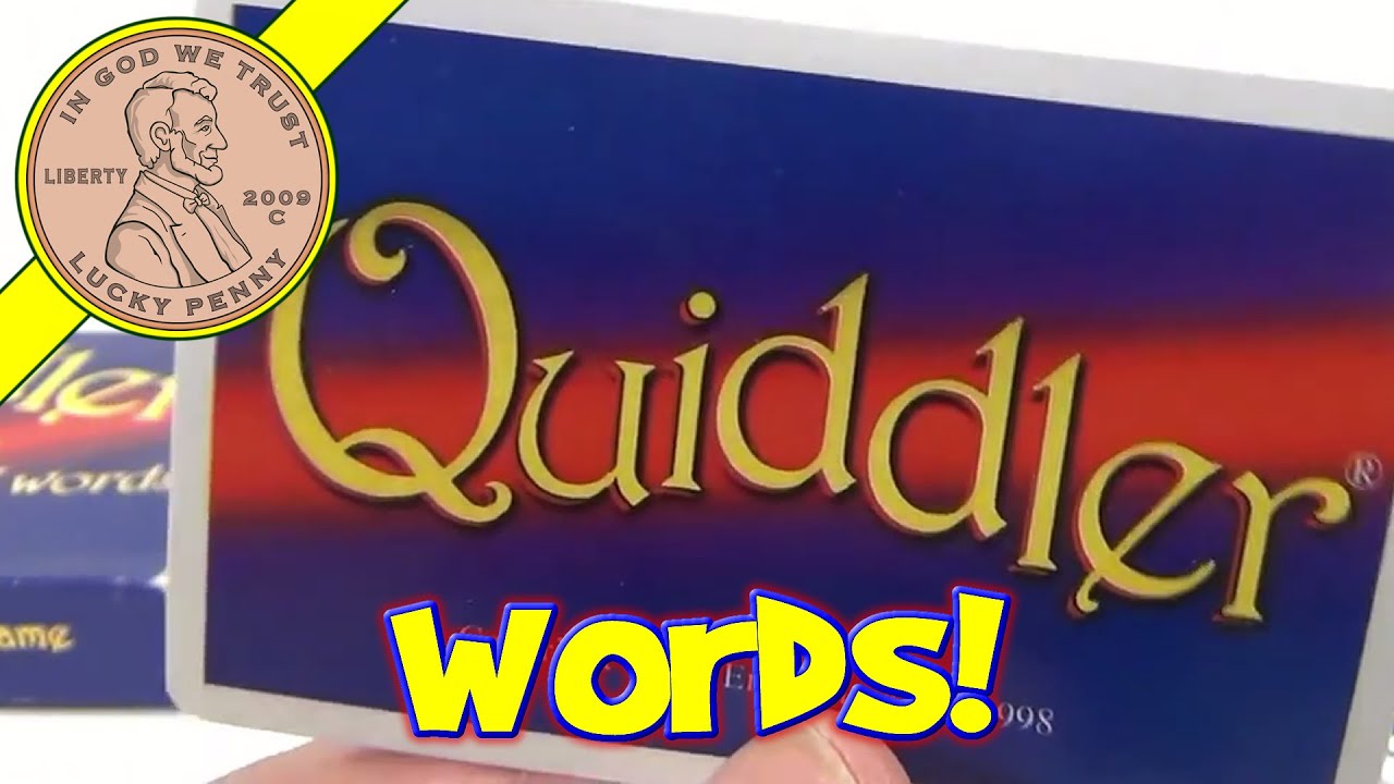 The Game Quiddler The Short Word Card Game 1998