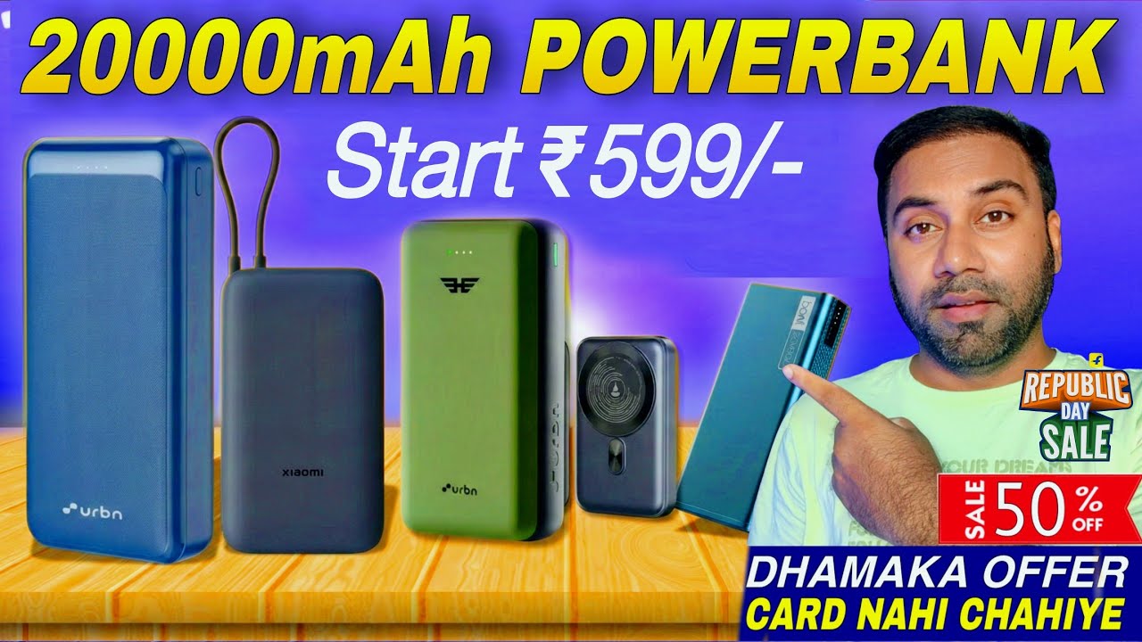 Flipkart Sale 2026 Best Power Bank 20000mAh 🔥