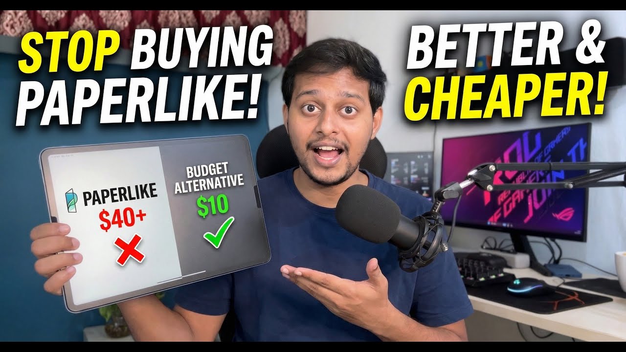 Stop Buying Paperlike! 🚫 Best Budget Alternative for iPad @UnZipTech