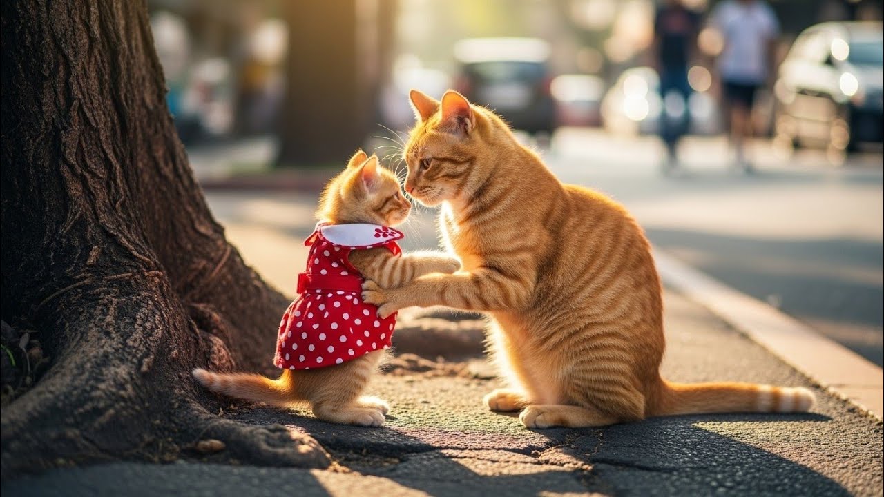 Mama Cat & Baby Cat – The Lost Toy Mystery 😿🐱