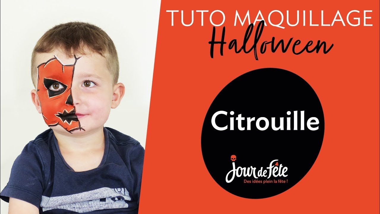 Tuto maquillage citrouille