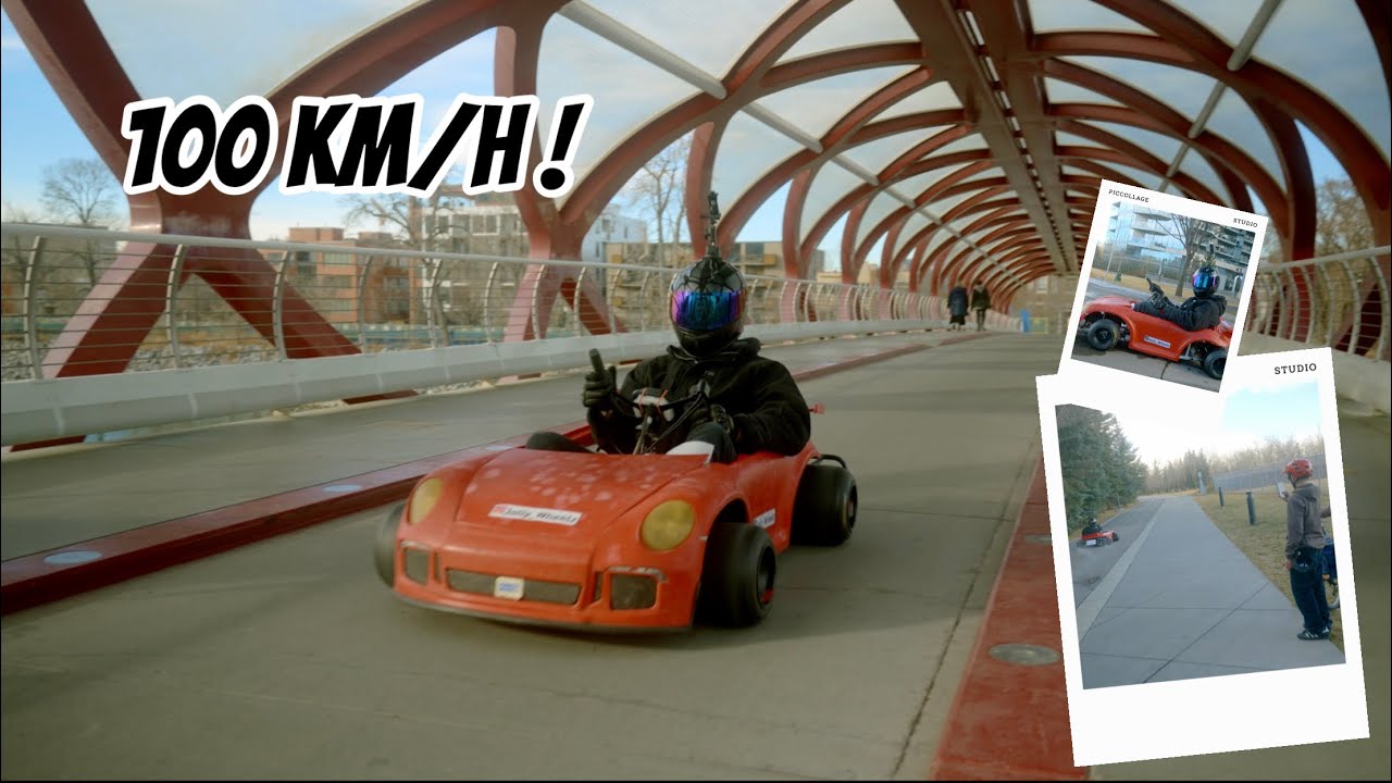CUSTOM MINI CAR ON PEACE BRIDGE!