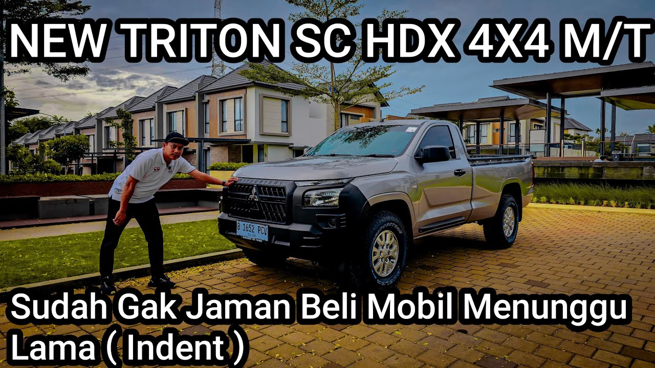 Sudah Gak Jaman Beli Mobil Menunggu Lama | New Triton Sc Hdx 4x4 M/T | Ready Stock-Indonesia