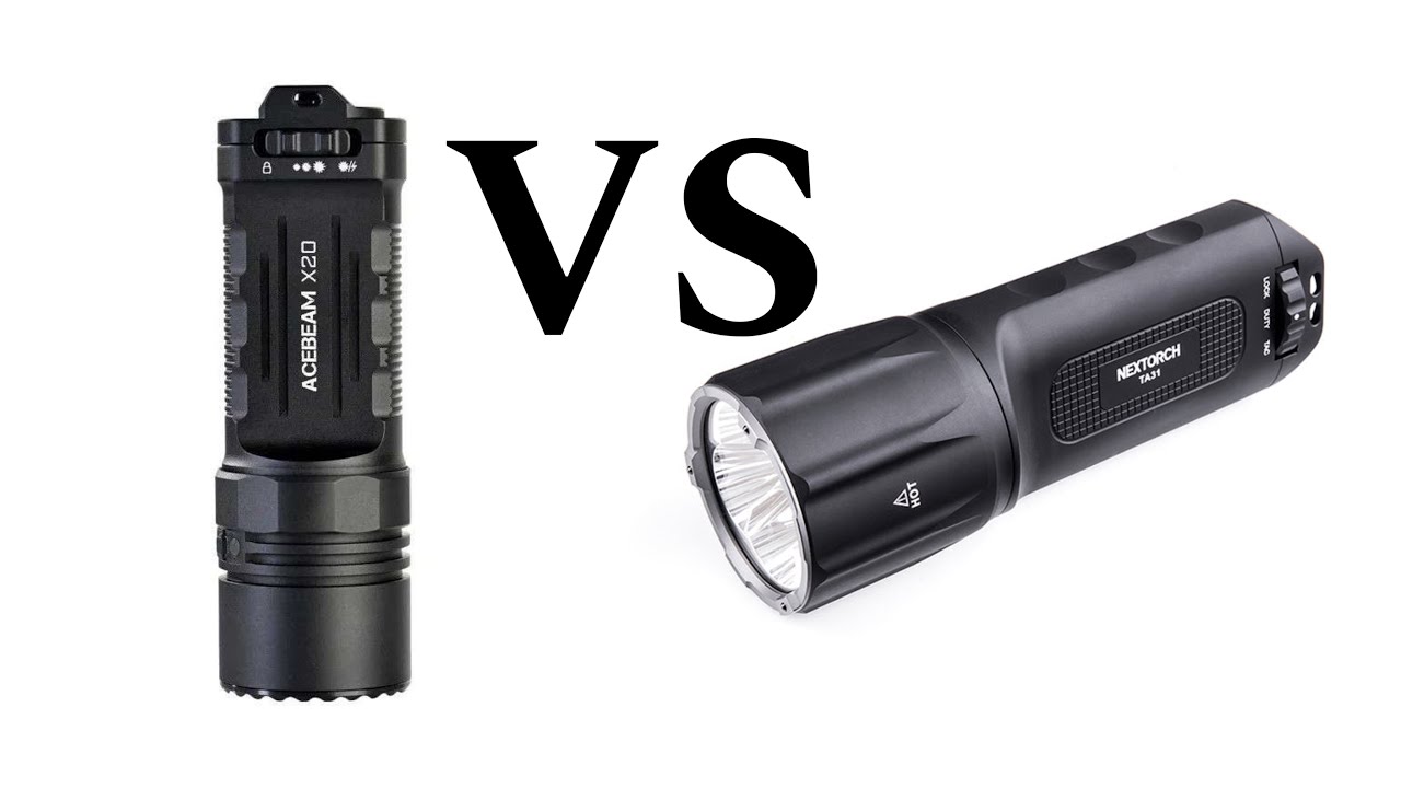 Revew Acebeam X20 (Acebeam X20 vs Nextorch TA31)