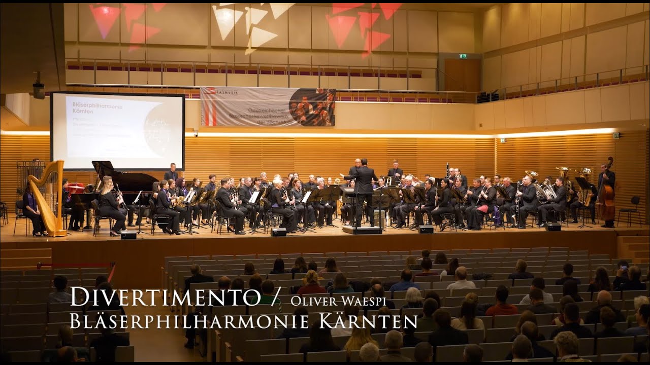 Divertimento | Oliver Waespi – Bläserphilharmonie Kärnten (ÖBV-Wettbewerb der Höchststufe)