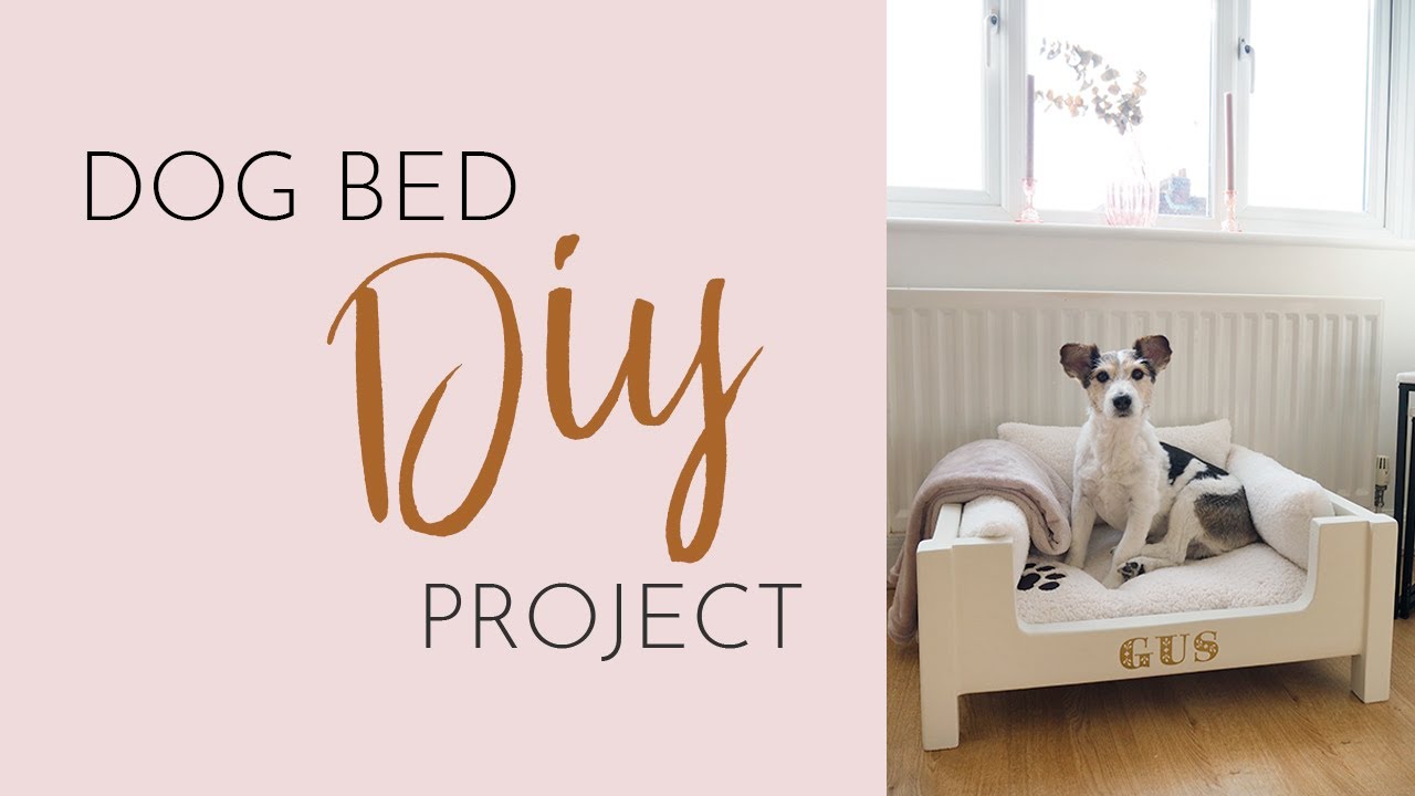 DIY DOG BED PROJECT | Upcycling & personalising a bed for Gus - Bang On Style