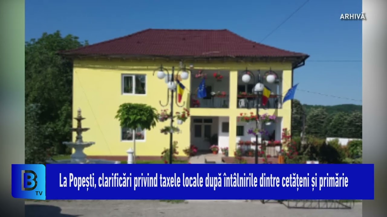 La Popești, clarificări privind taxele locale după întâlnirile dintre cetățeni și primărie