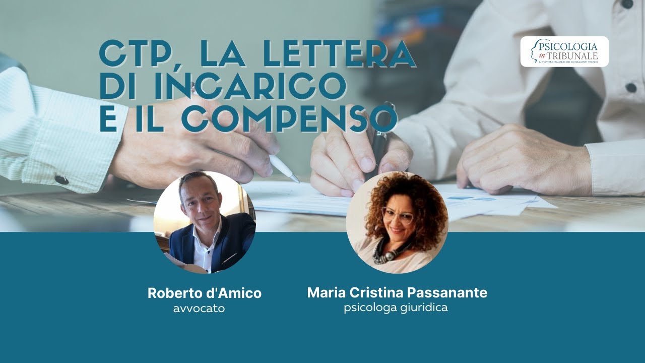 CTP, la lettera di incarico professionale e il compenso per l’espletamento dell’incarico