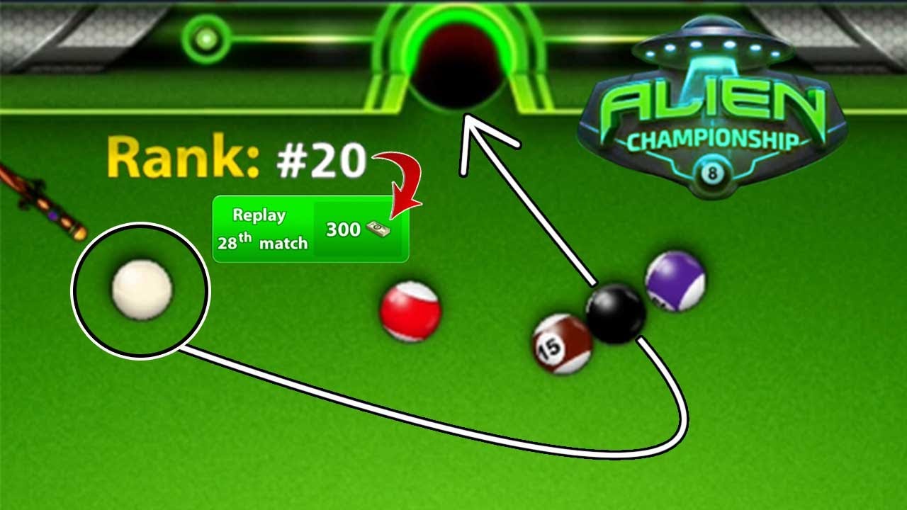 Alien Championship Event 😃 Rank 20 Points 65535 Billiard 8 ball pool