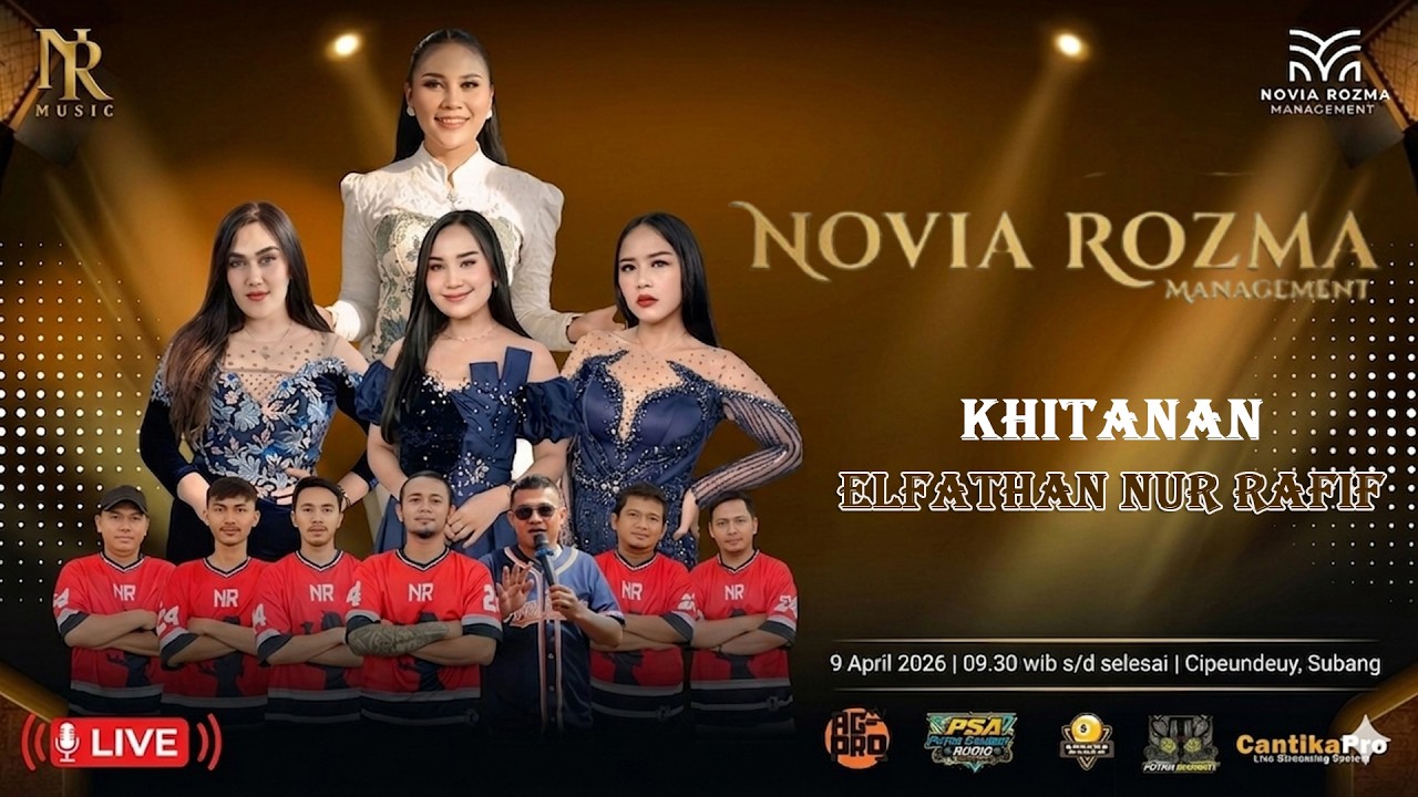 🔴LIVE NR MUSIC ( NOVIA ROZMA ) || KHITANAN: ELFATHAN NUR RAFIF || WANTILAN, 09/04/26