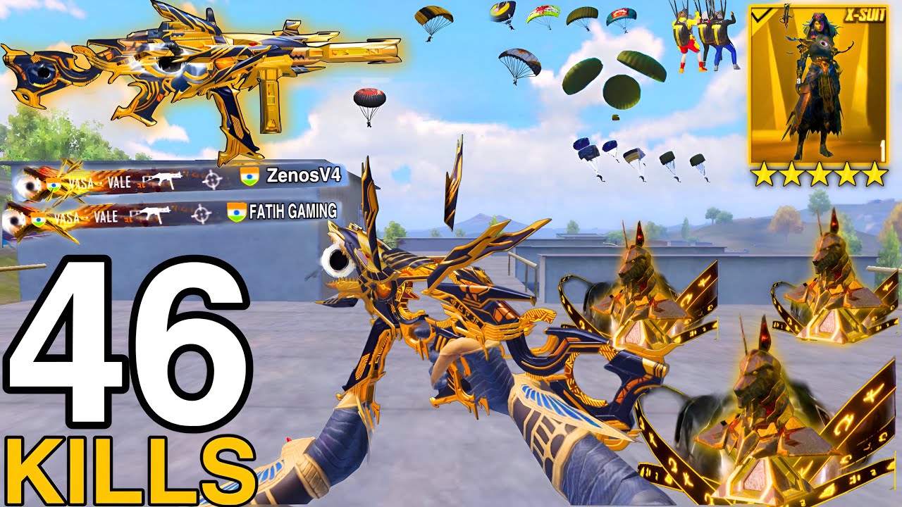 46 Solo KILLS!😍 I PLAYED with NEW MAX UMP and ANUKHRA X SUIT 🔥 SAMSUNG,A7,A8,J5,J6,J7,J2,J3,XS,A3,A4