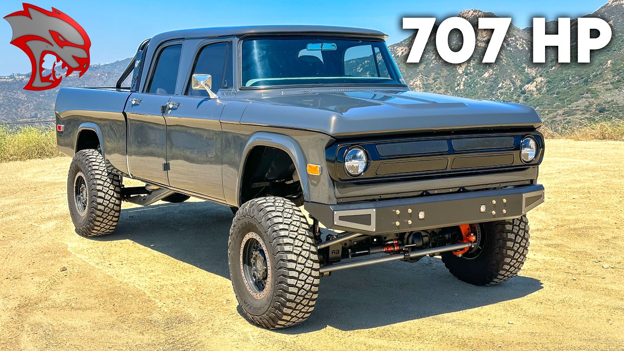 The Craziest Truck EVER - Hellcat Swap PowerWagon!
